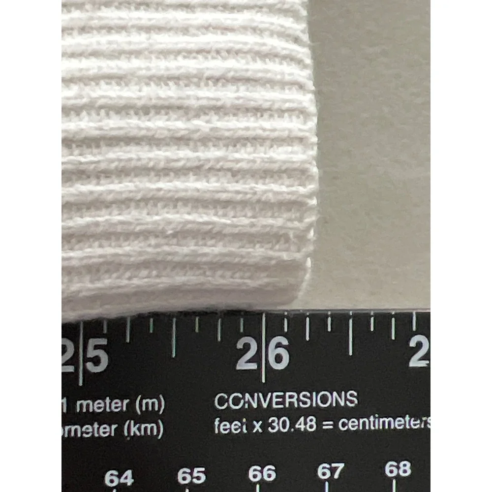 Express Mens M White Grey Hooded Sweater Colorblock Ribbed Knit Pullover